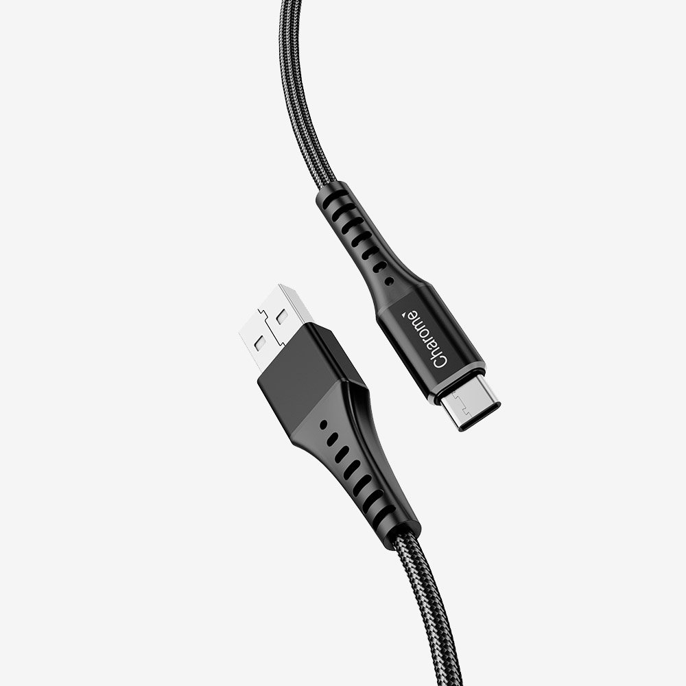C22-02 USB-A to USB-C Aluminum Nylon Cable